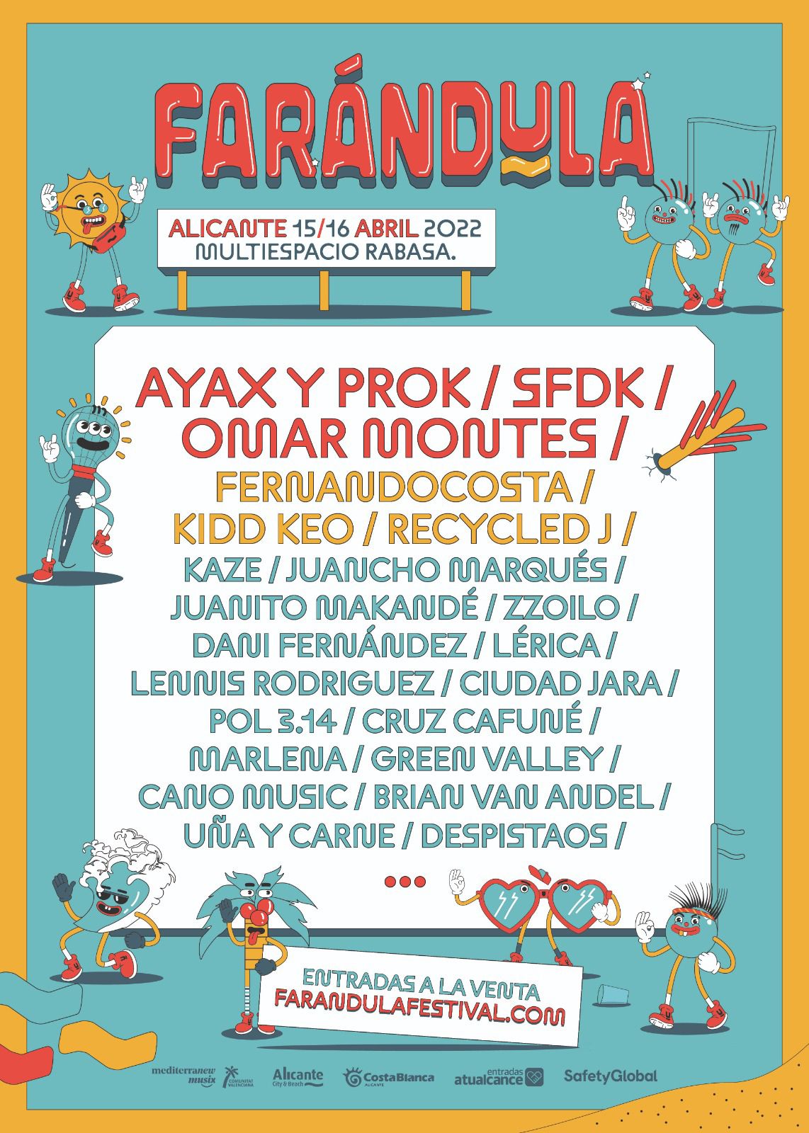La farándula llega a Alicante con el festival multitudinario más canalla, Farándula Festival