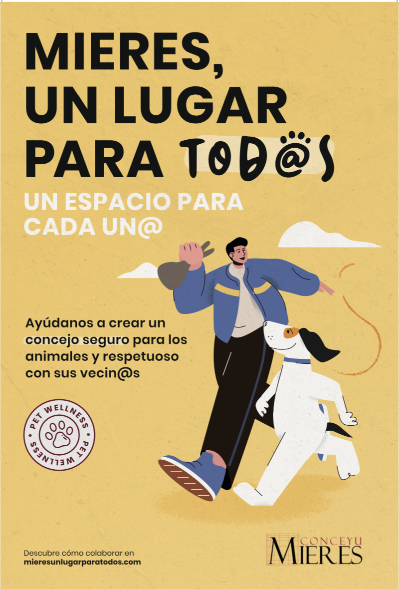 Mieres impulsa una campaña para fomentar el bienestar animal y la convivencia urbana