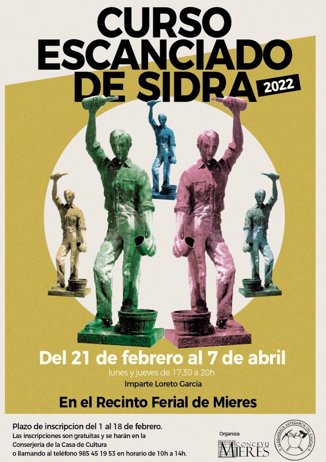 Mieres pone en marcha el II Curso de Escanciado de Sidra Comarca del Caudal
