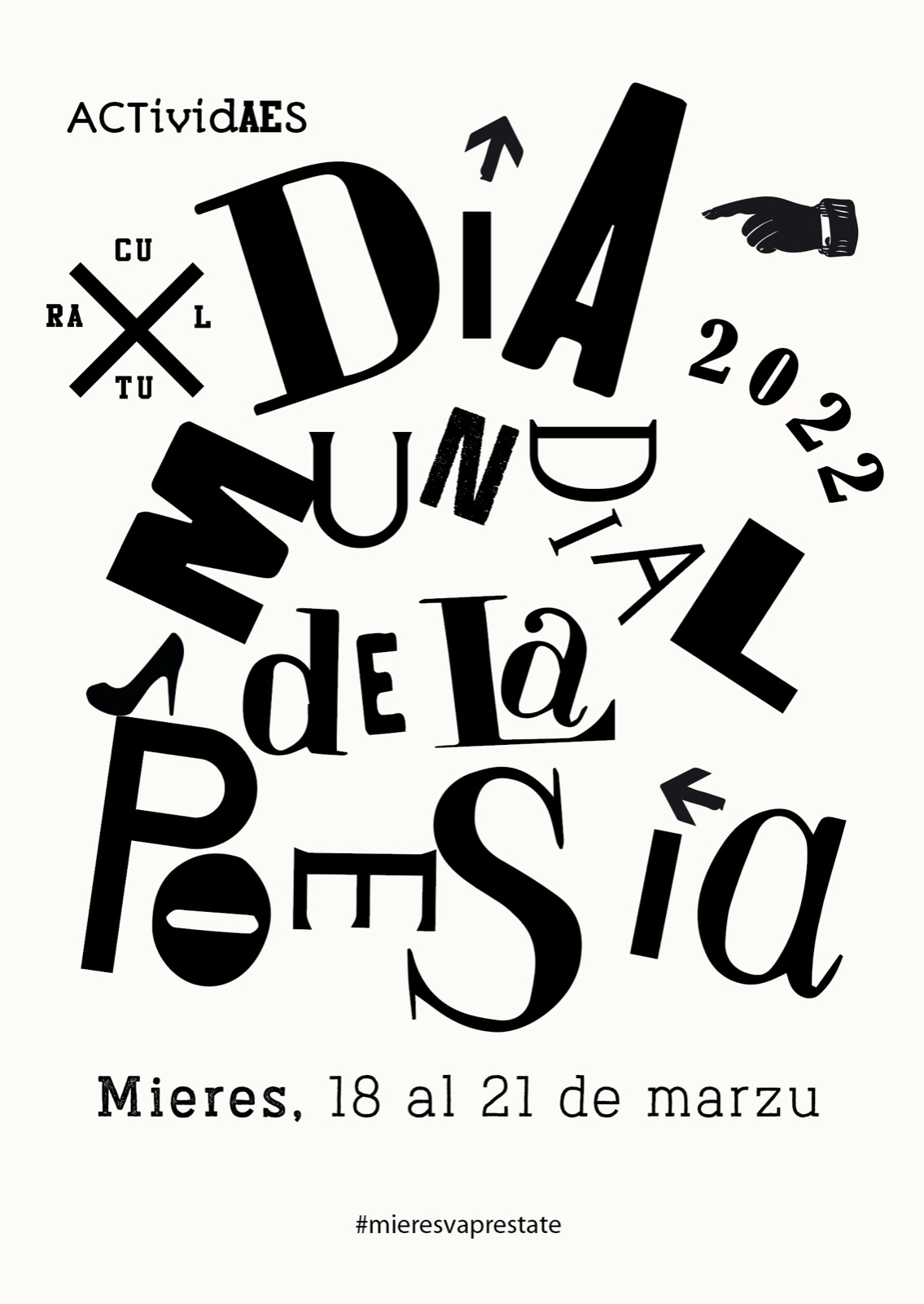 Alain Arias-Misson y sus Public Poems, protagonistas de la programación cultural de Mieres con motivo del Día Mundial de la Poesía