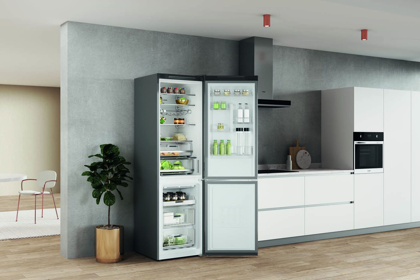 Whirlpool lanza sus nuevos frigoríficos W7 Total No Frost para un almacenamiento más intuitivo de los alimentos
