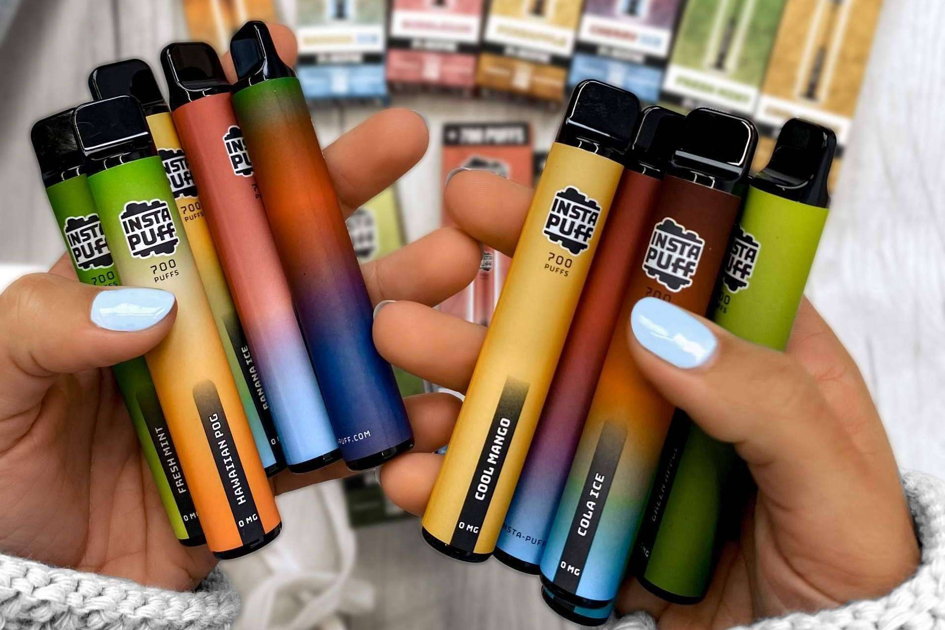 Dejar de fumar con los vapers desechables sin nicotina de Insta Puff