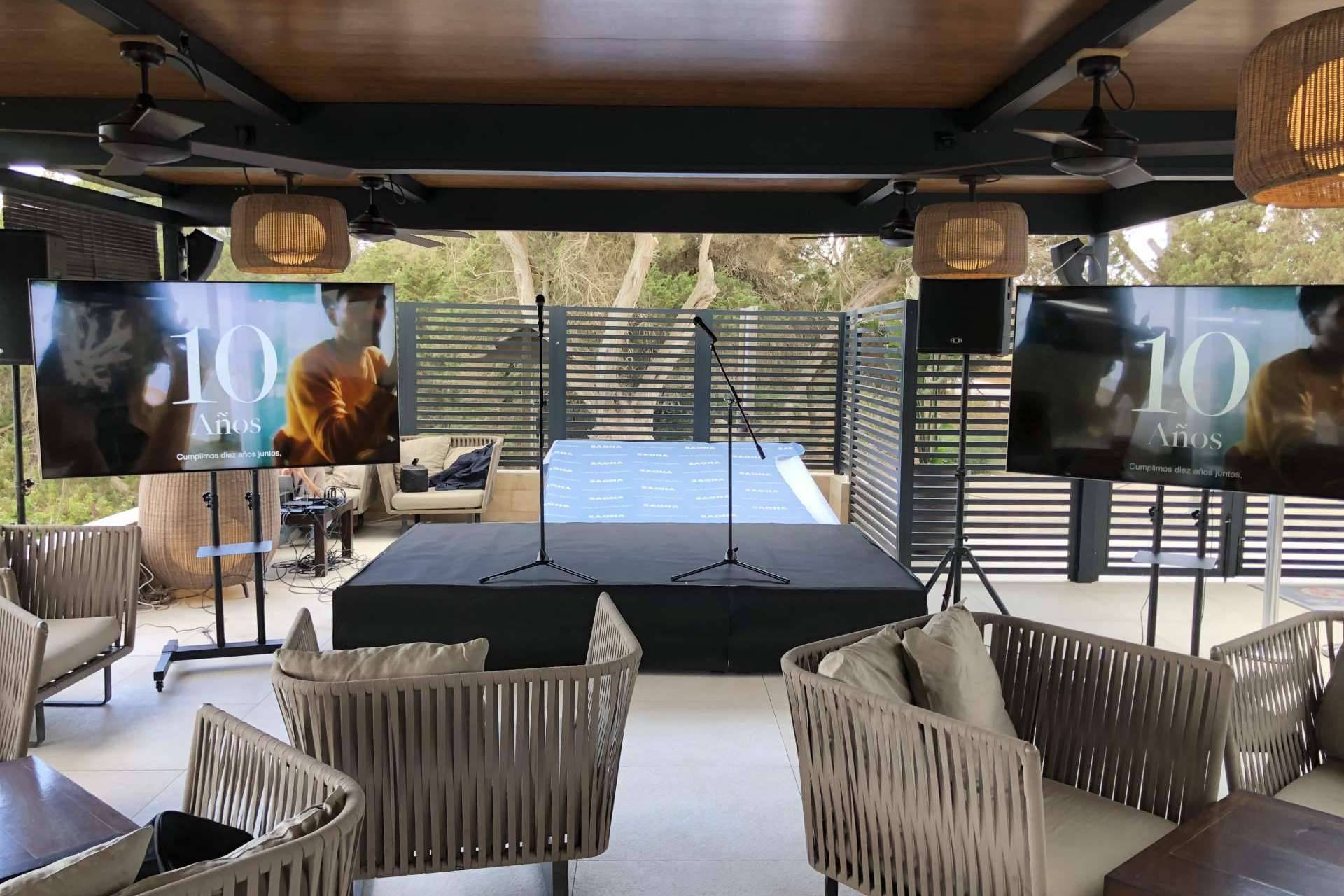 AlquilarSonido, una empresa profesional de audiovisual que ofrece sus servicios en Barcelona e Ibiza