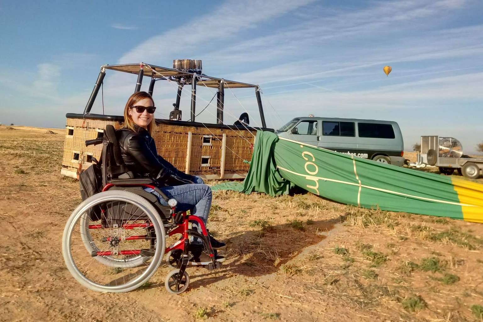 Viajar en Globo, pionera en vuelos en globo aerostático para personas con movilidad reducida