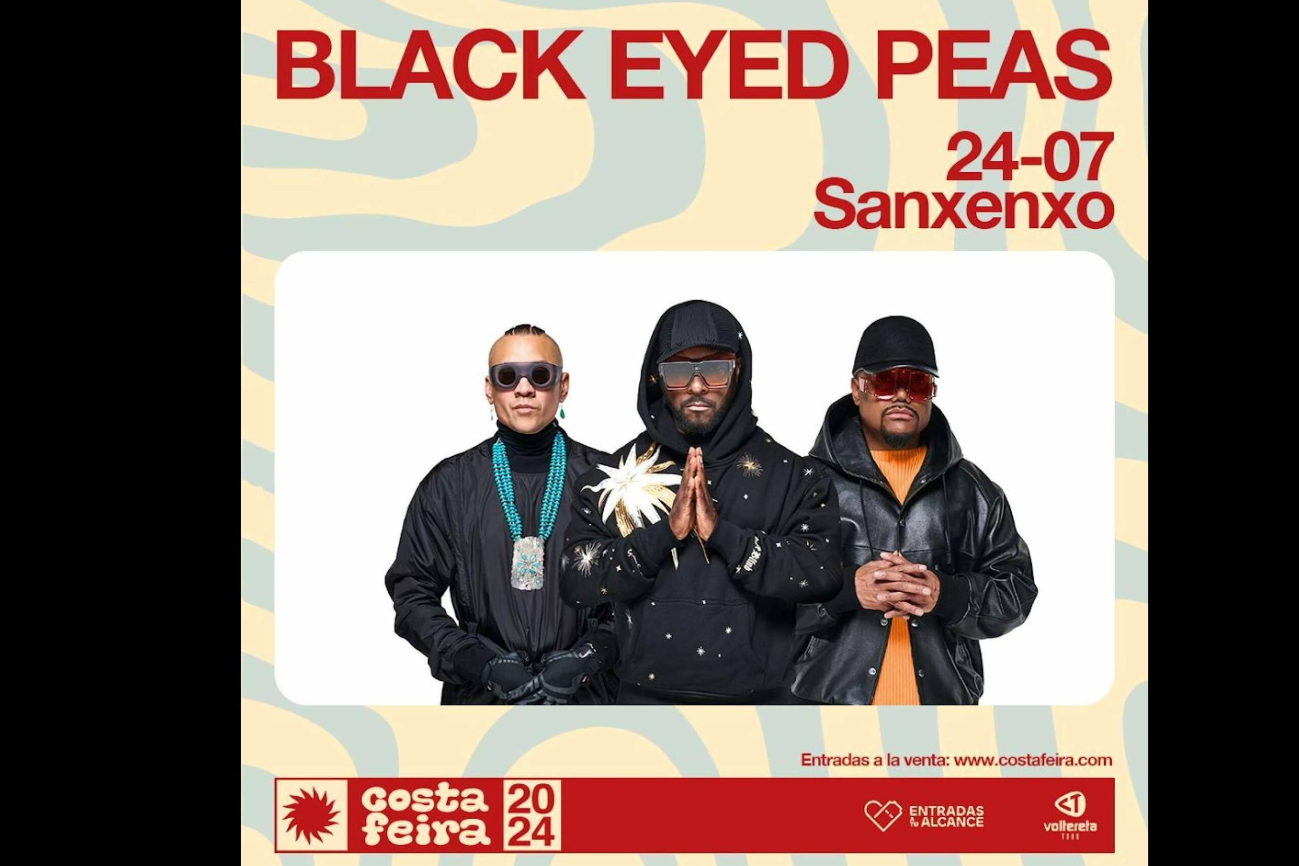 Costa Feira anuncia BLACK EYED PEAS como cabeza de cartel del festival durante la rueda de prensa