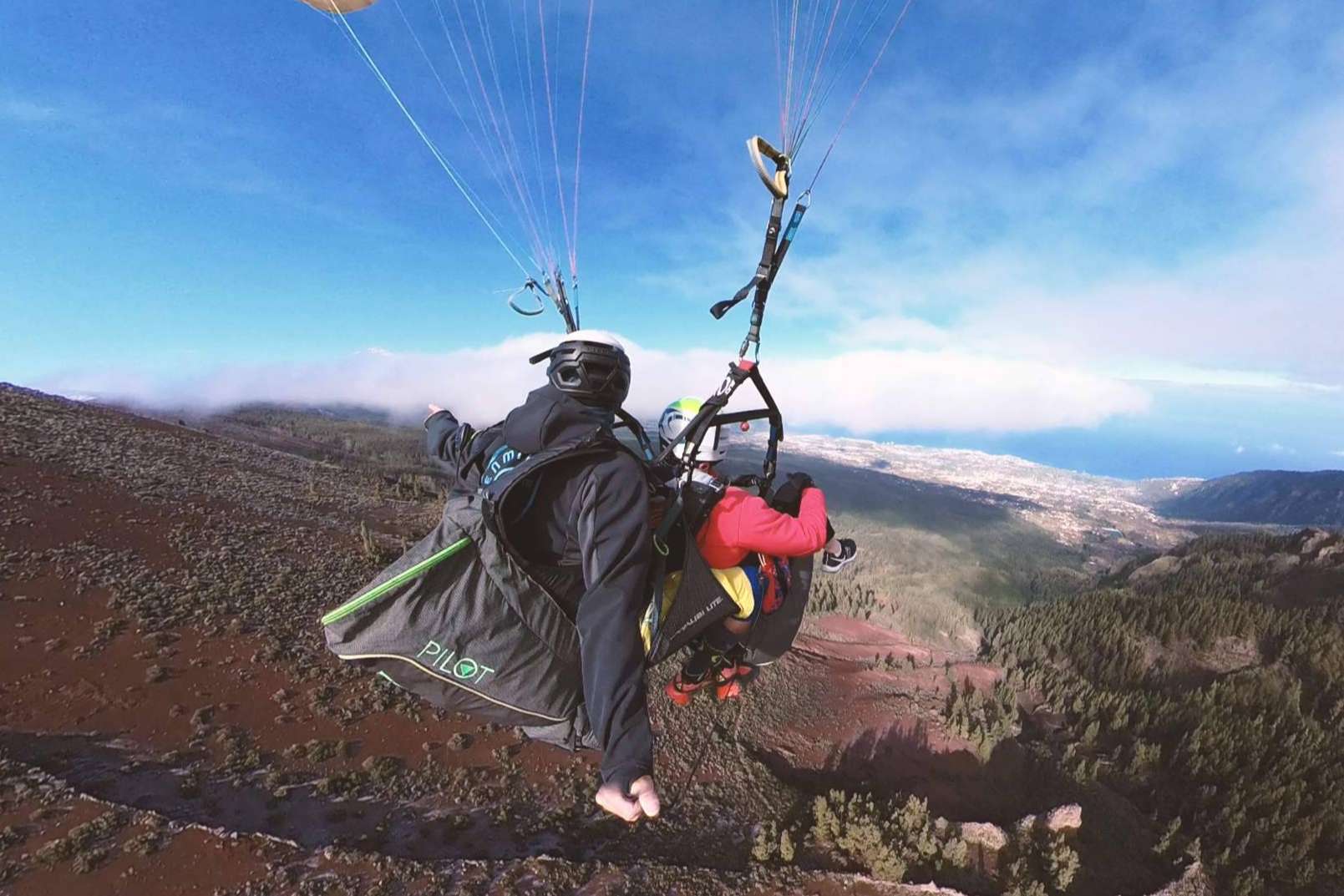 Parapente Tenerife Teide, un vuelo de altura