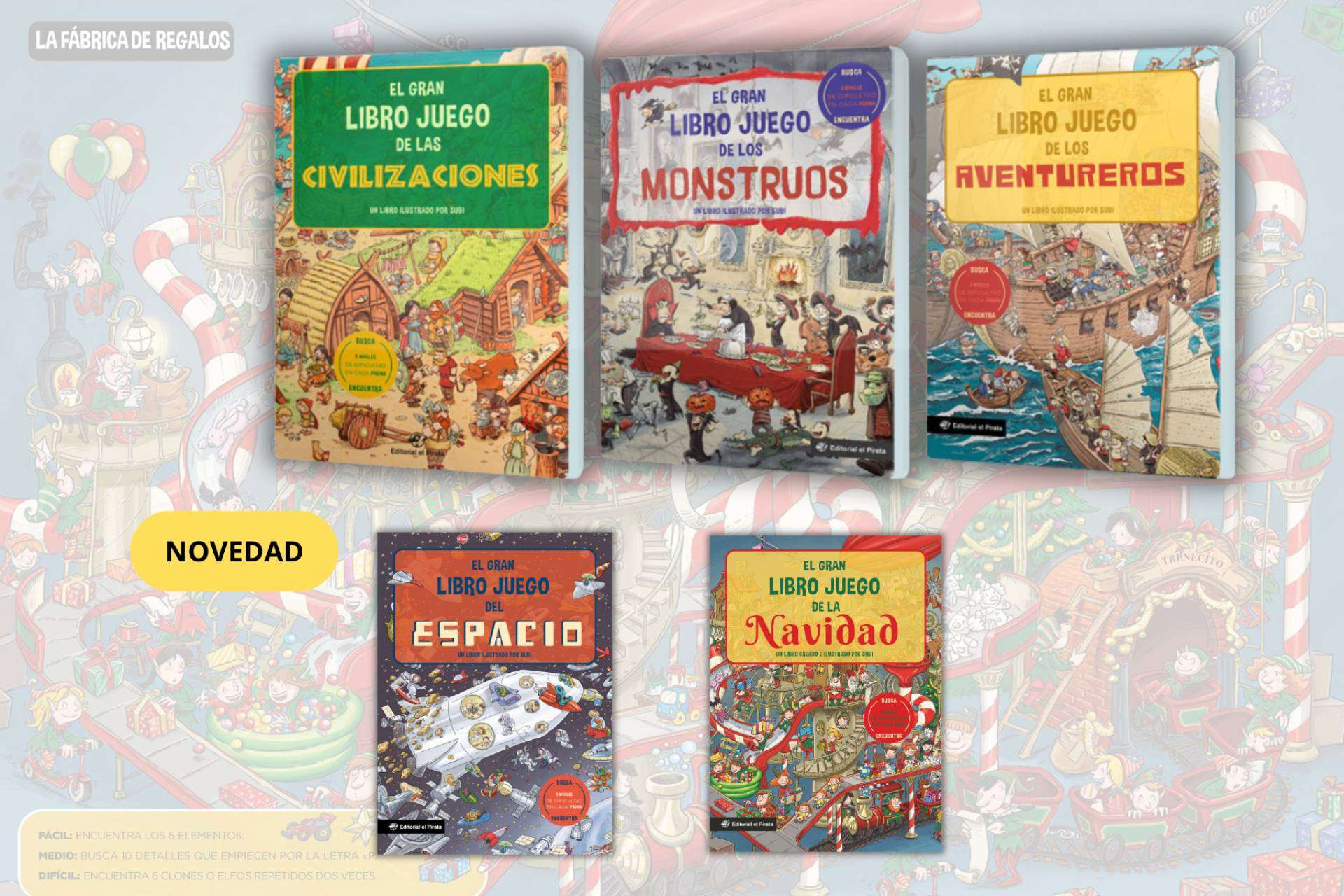 La colección 'Los grandes libro juegos' llega a las librerías; diversión y aprendizaje en formato gigante