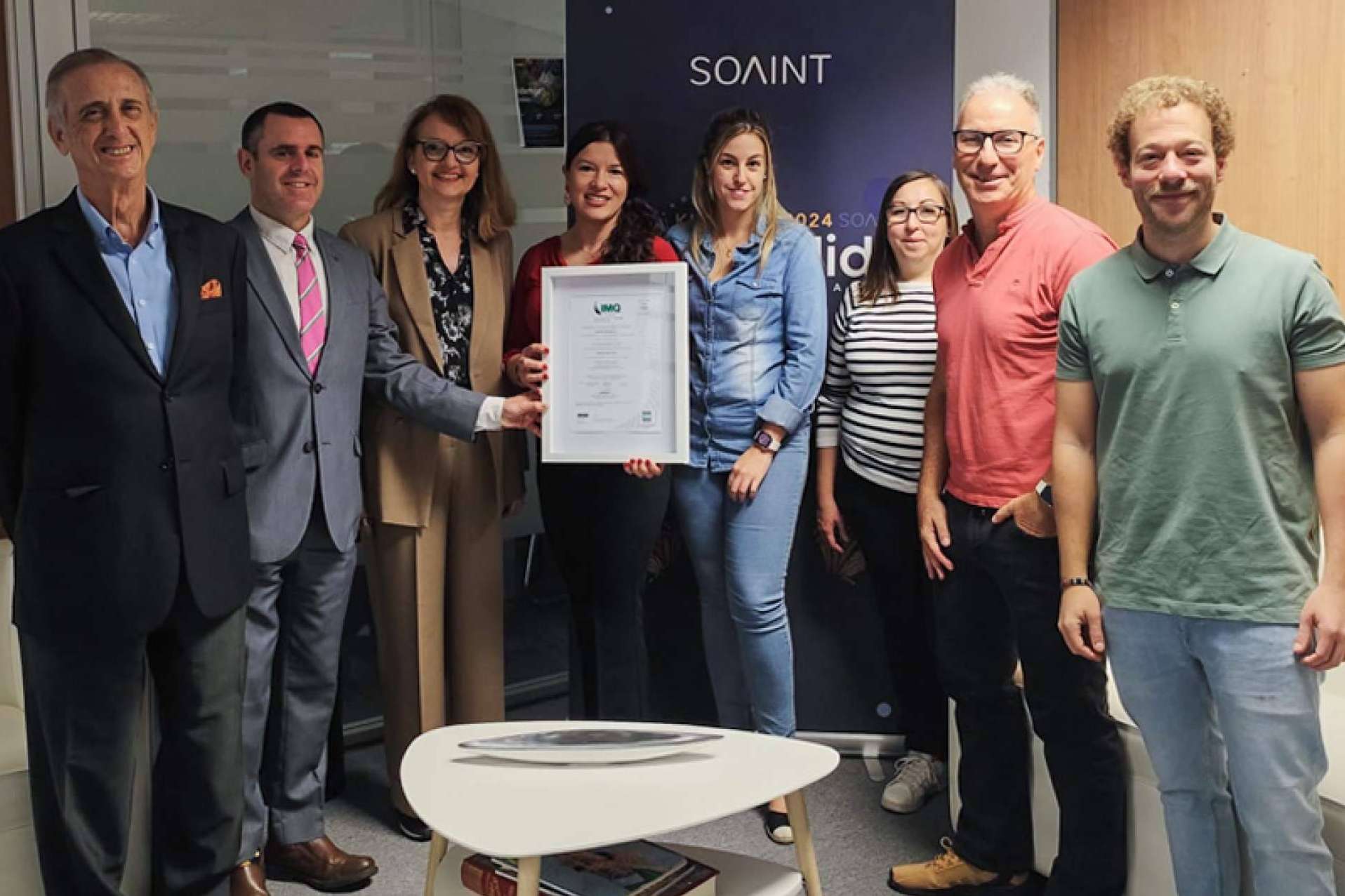 SOAINT recibe la Certificación ISO 27001 en Seguridad de la Información para el año 2024