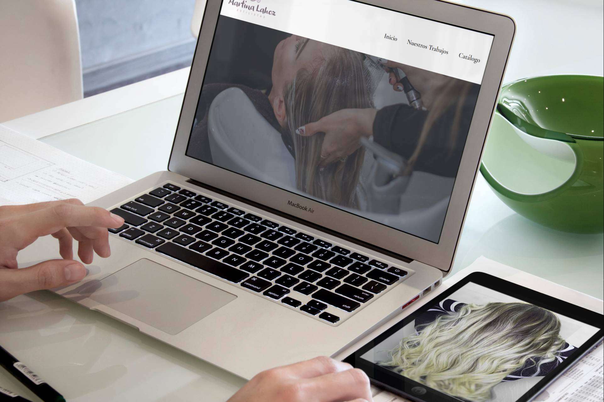 Peluquería Martina Lahoz estrena web y apuesta por una imagen renovada y cercana
