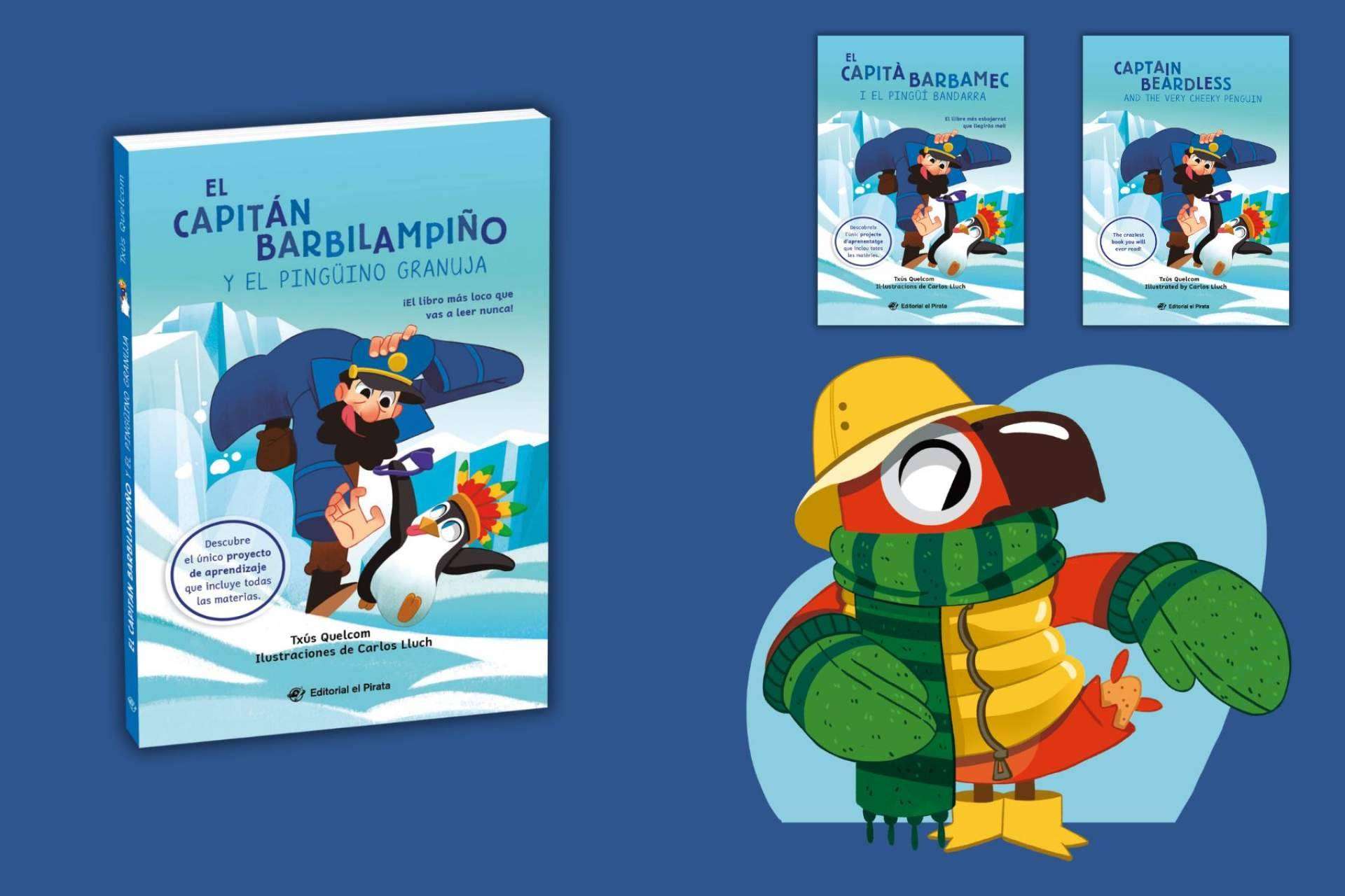 Descubrir la aventura más divertida de tercero de primaria; El Capitán Barbilampiño y el pingüino granuja