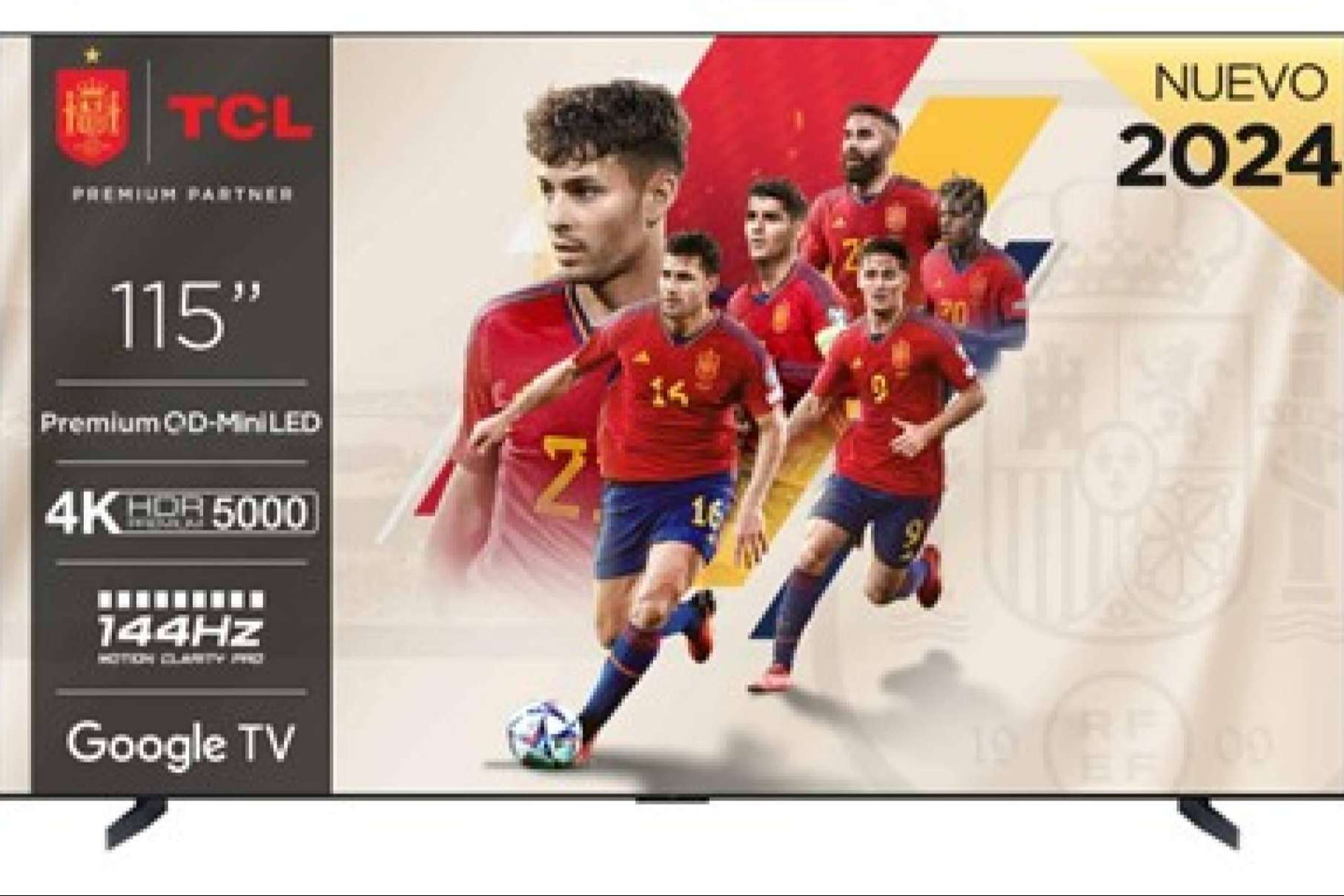 TCL lleva la emoción de la selección española a millones de hogares con su tecnología QD-Mini LED y el televisor X955