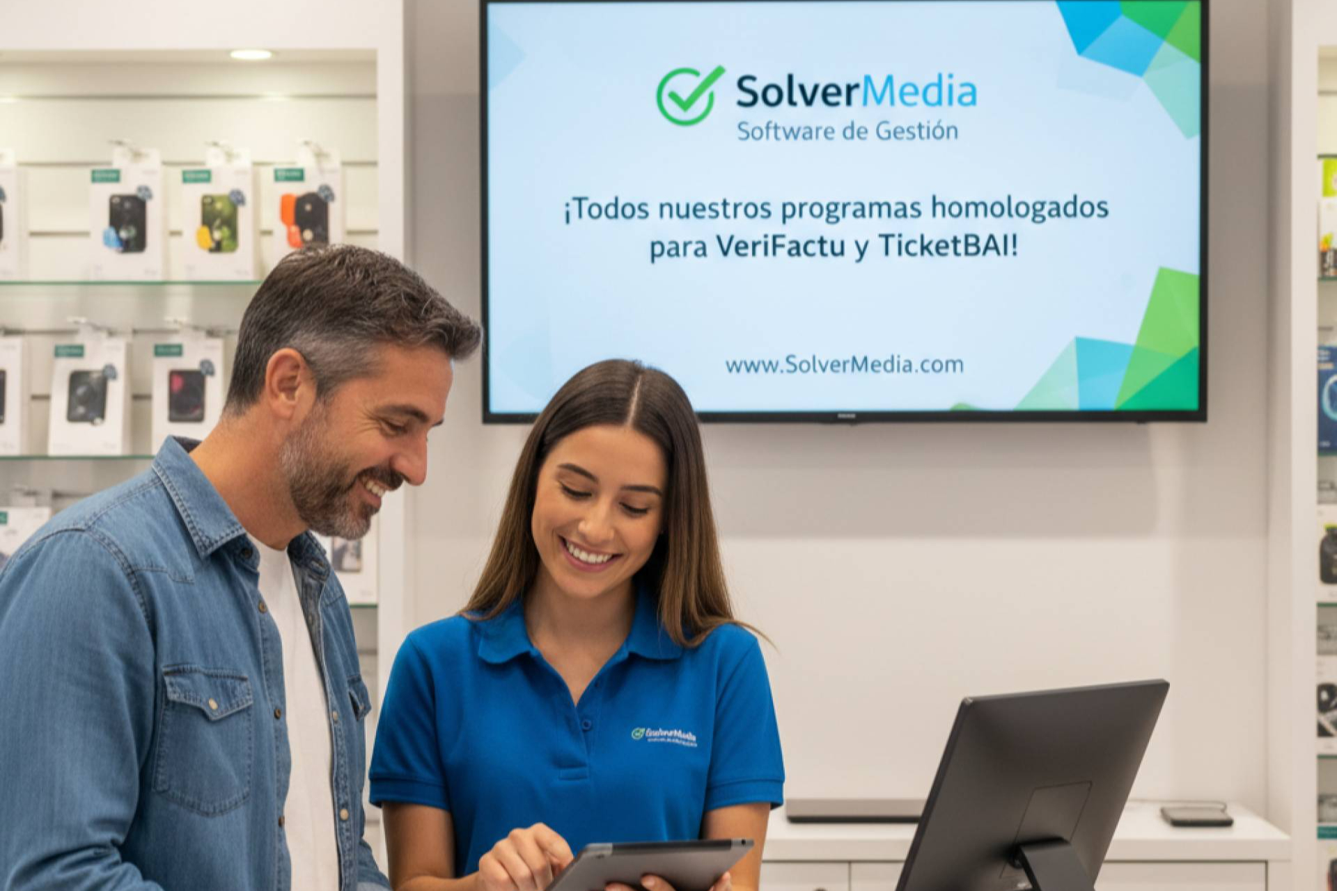 Todos los programas de SolverMedia cuentan con certificación oficial para VeriFactu y TicketBAI
