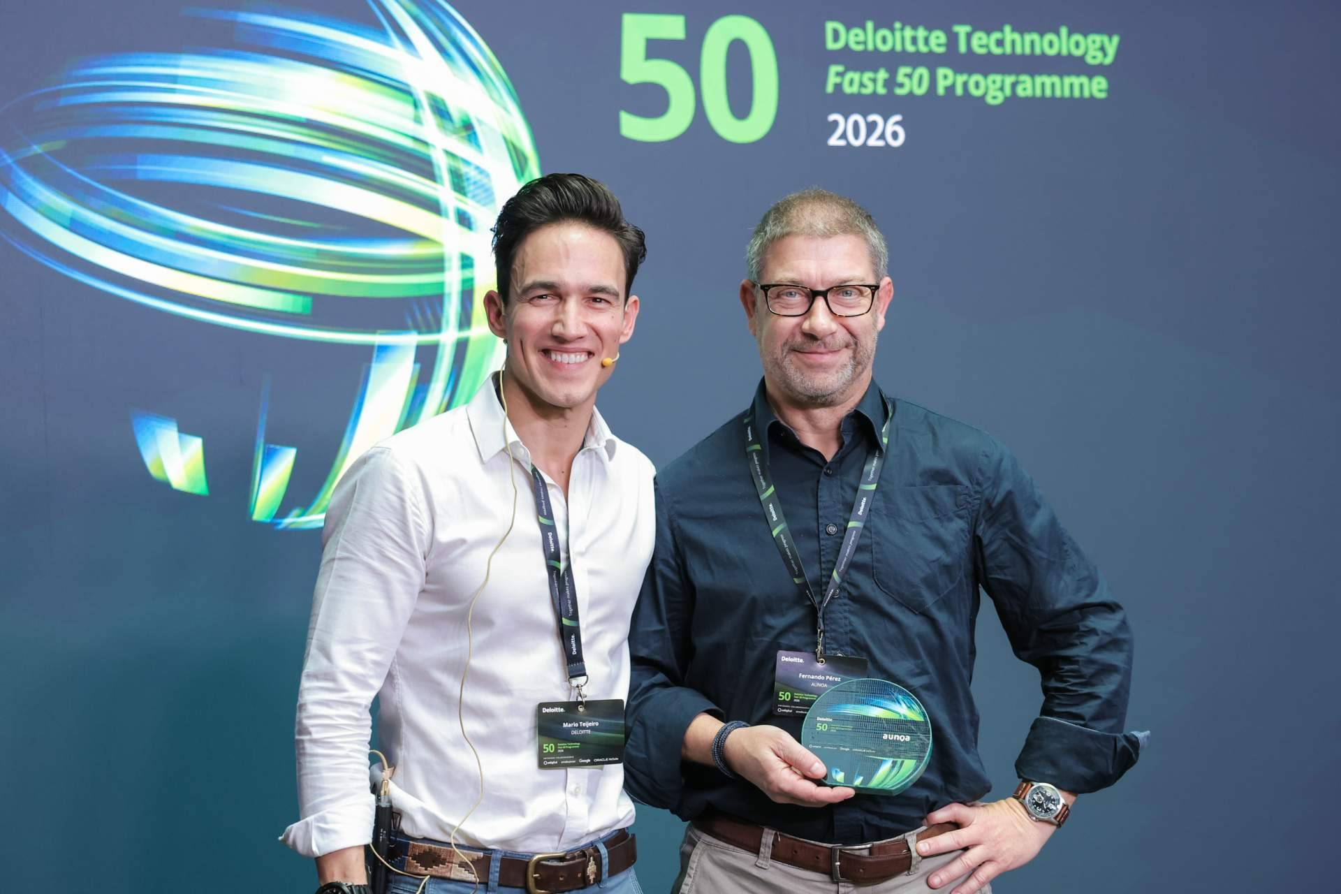 La valenciana Aunoa, premiada por Deloitte entre las compañías tecnológicas que más crecen en el país