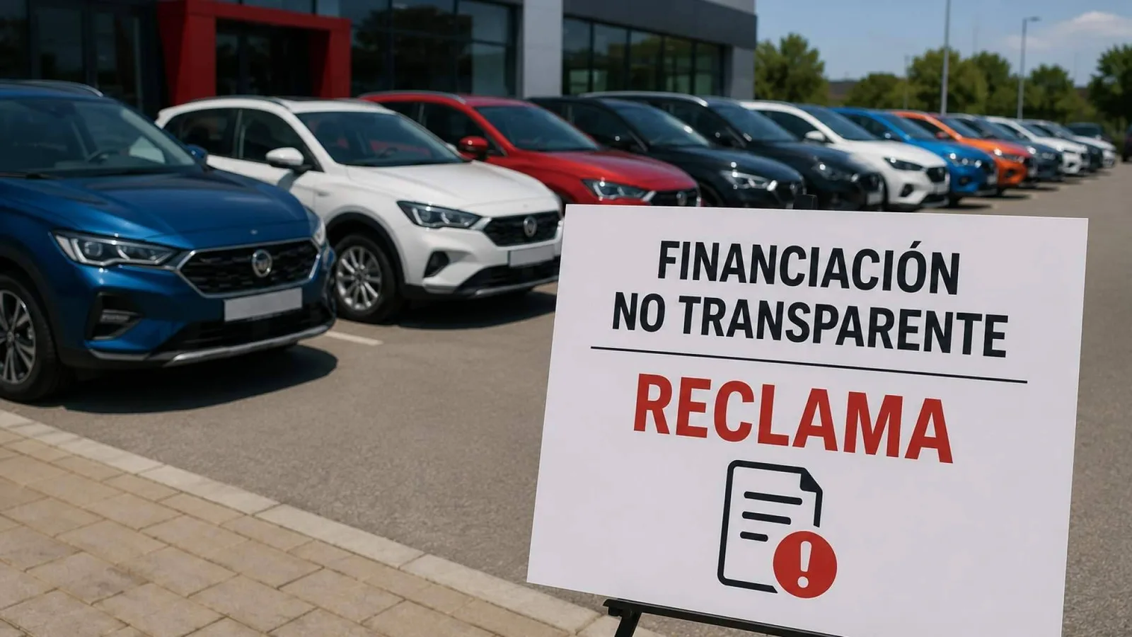 La transparencia de miles de contratos de financiación de vehículos vuelve a quedar en entredicho