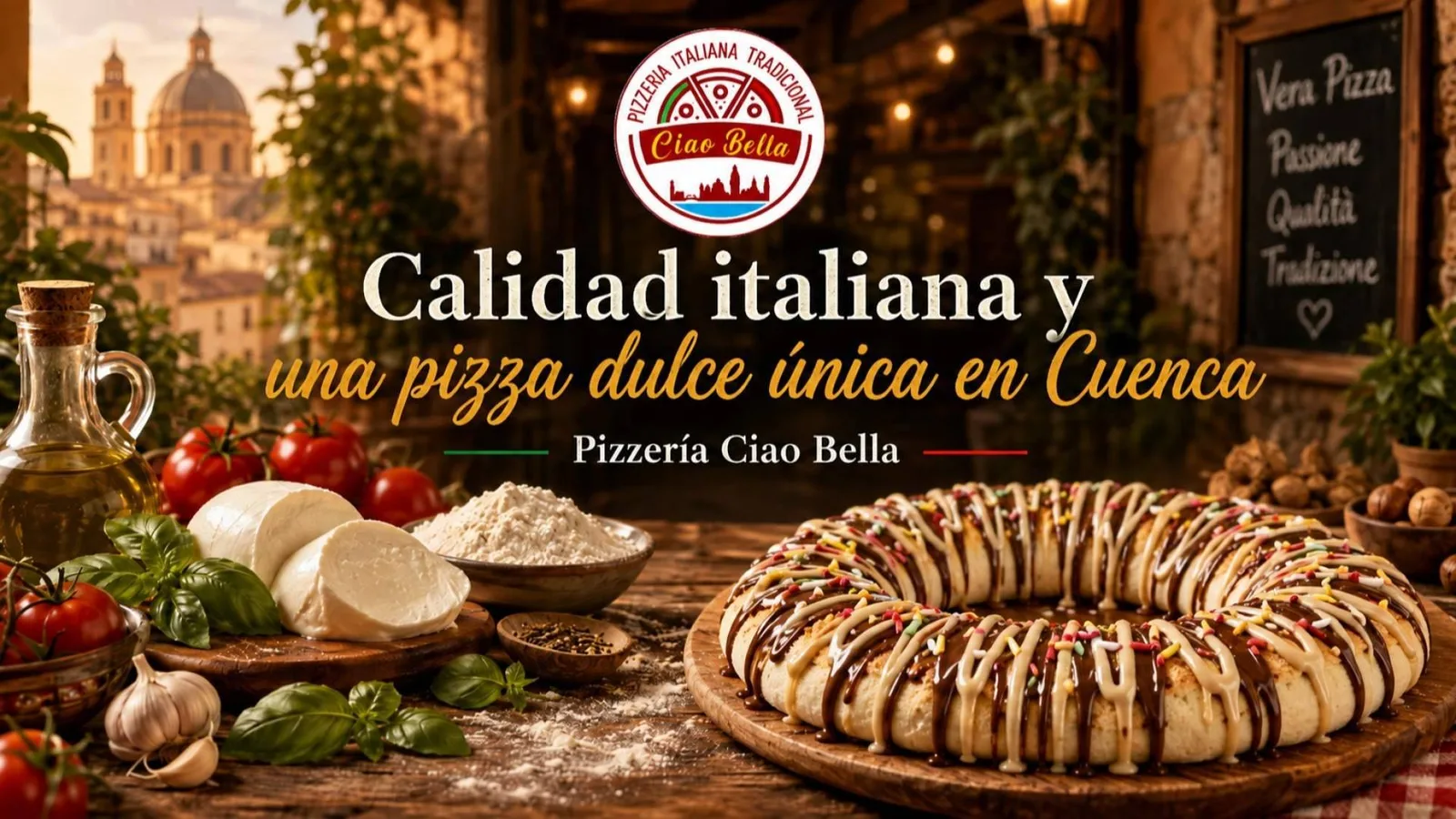 Pizzería Ciao Bella; la calidad de la materia prima que marca la diferencia en Cuenca